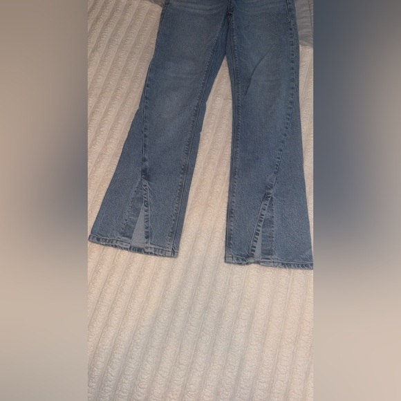 👖 American Eagle Straight Jeans w/ Slit Hem – Size 2 👖 - Picture 7 of 8